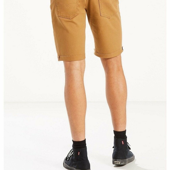 Levis 511 Men's Slim Cutoff Shorts 40 Brown New - Picture 7 of 8